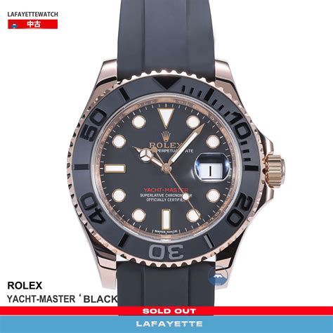 rolex 116655 rl155 yacht-master black 18k